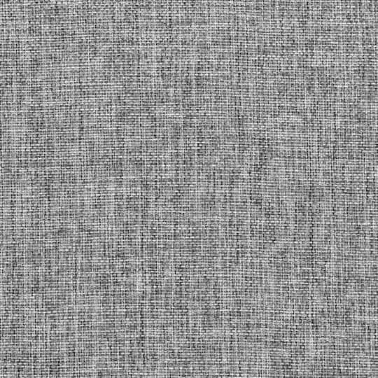 Charcoal Polyester Linen